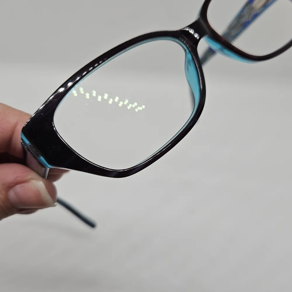 Scott Harris SH-310 teal and brown acrylic glass FOR FRAMES